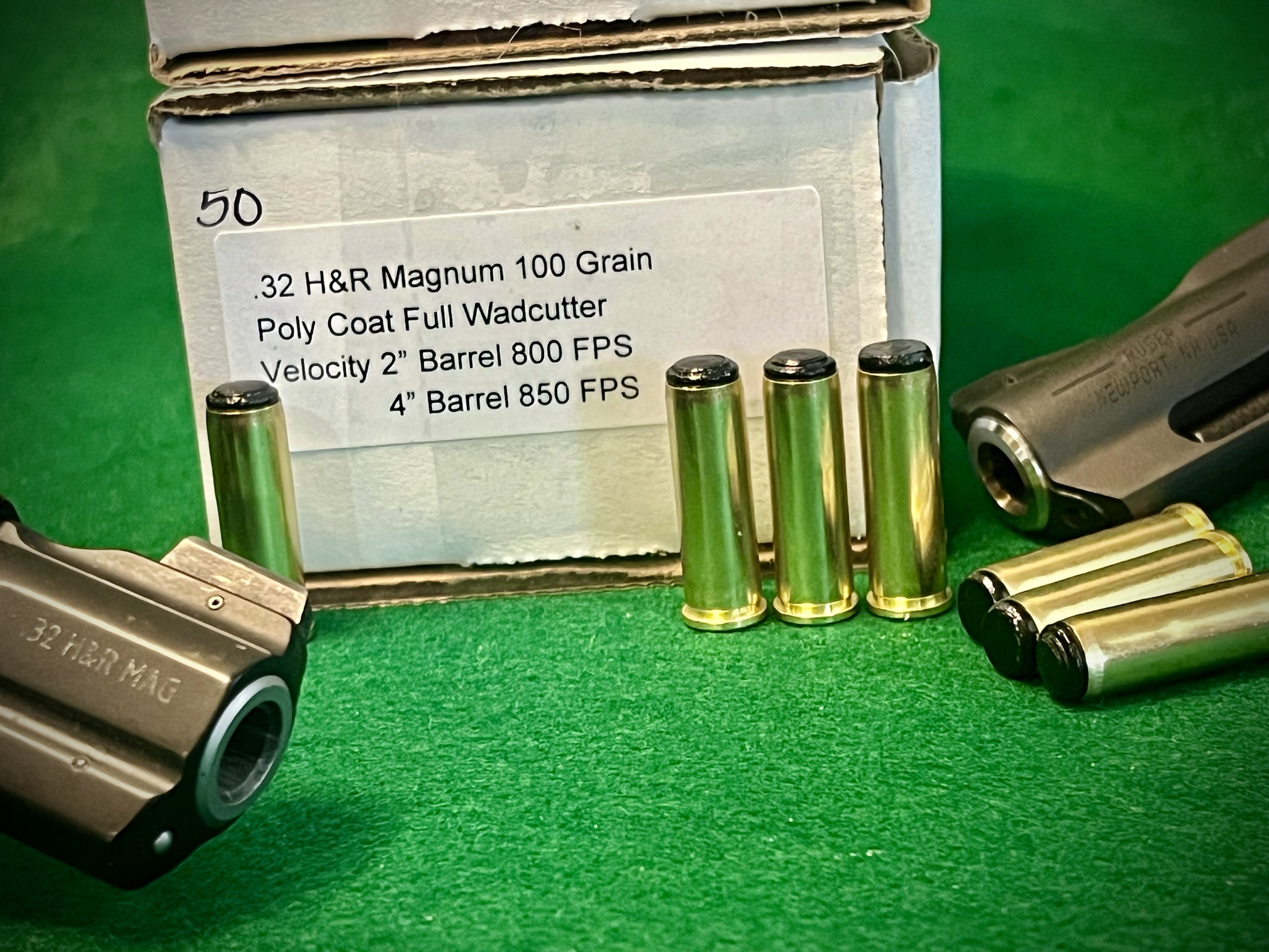 .32 H&R Magnum 100 Grain Poly Coat Full Wadcutter (100RDS)