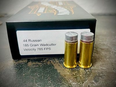 .44 Russian 185 Grain Wadcutter 50 RDS .44 Russian 185 Grain Wadcutter 50 RDS