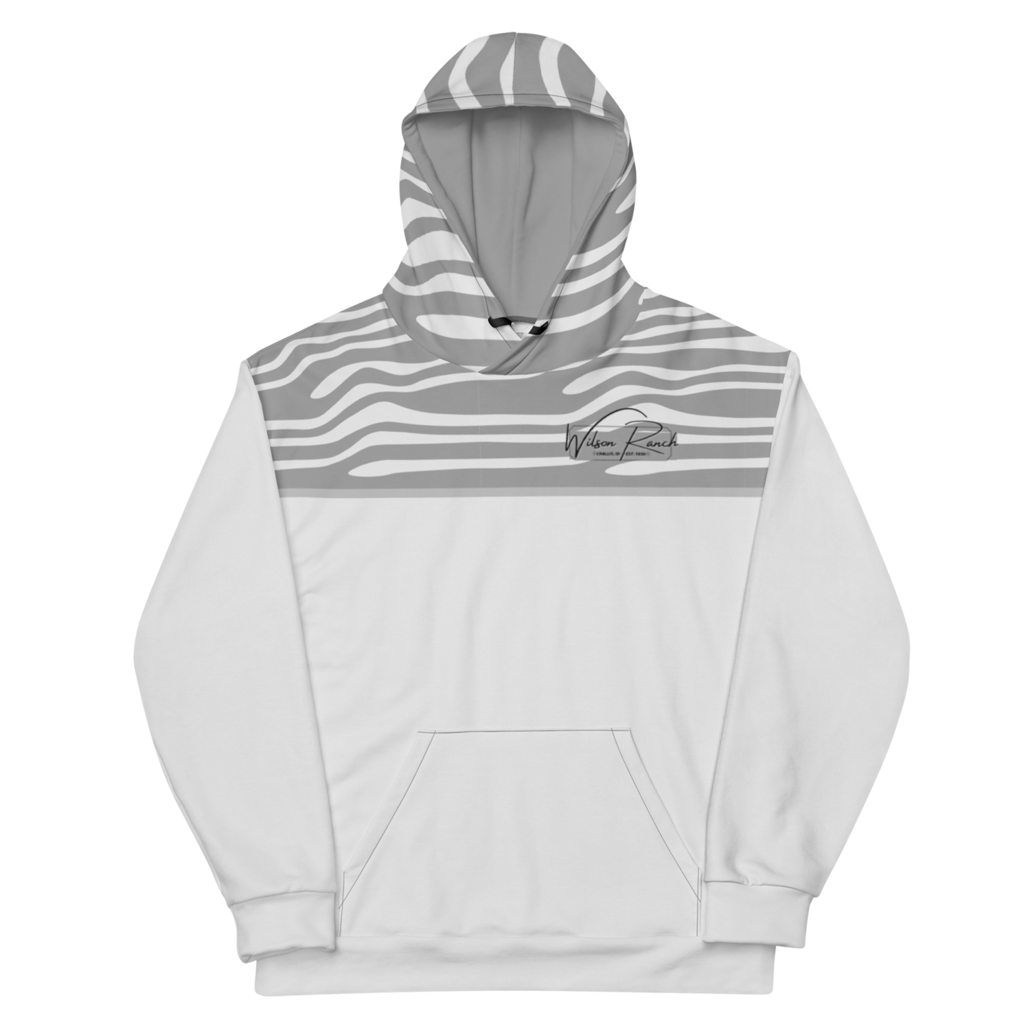 WR Unisex Hoodie, Color: Silver