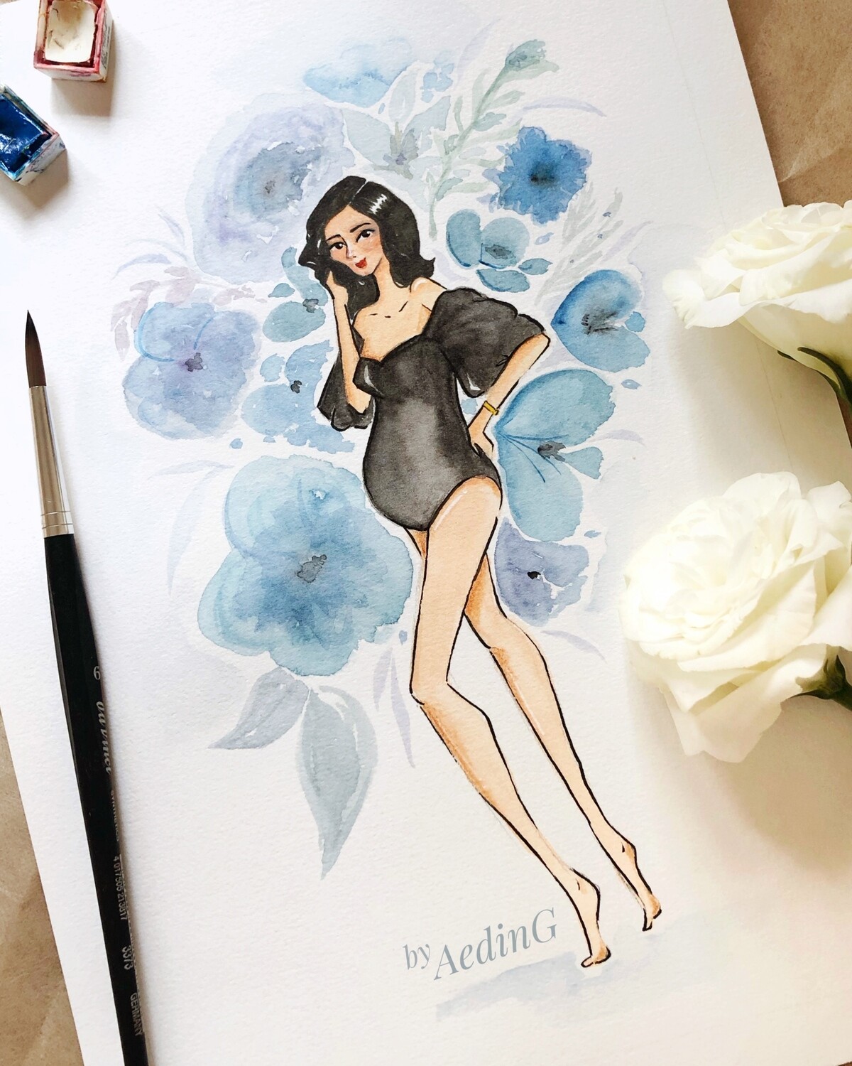 Custom Portrait Illustration | Hard Copy