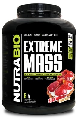 NutraBio Extreme Mass 6 lb