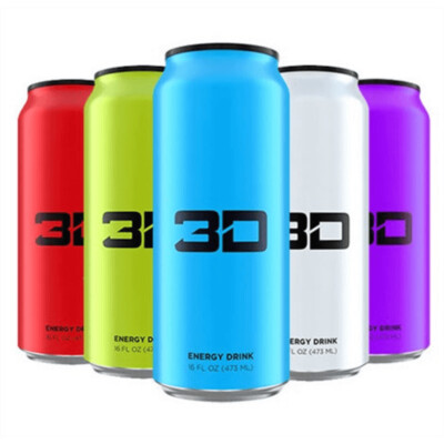 3D Energy Drinks