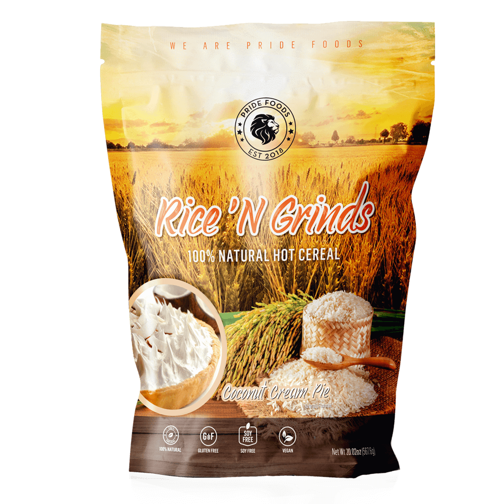 Pride Foods Rice &#39;N Grinds Flavored, Size: 12 Servings, Flavor: Coconut Cream Pie
