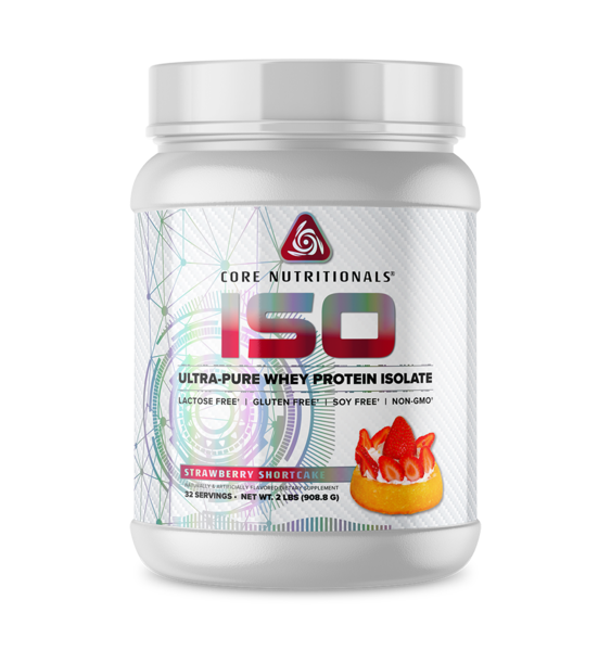 Core Nutritionals ISO, Size: 2 lb, Flavor: Strawberry Shortcake