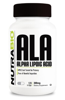 NutraBio Alpha Lipoic Acid 300mg