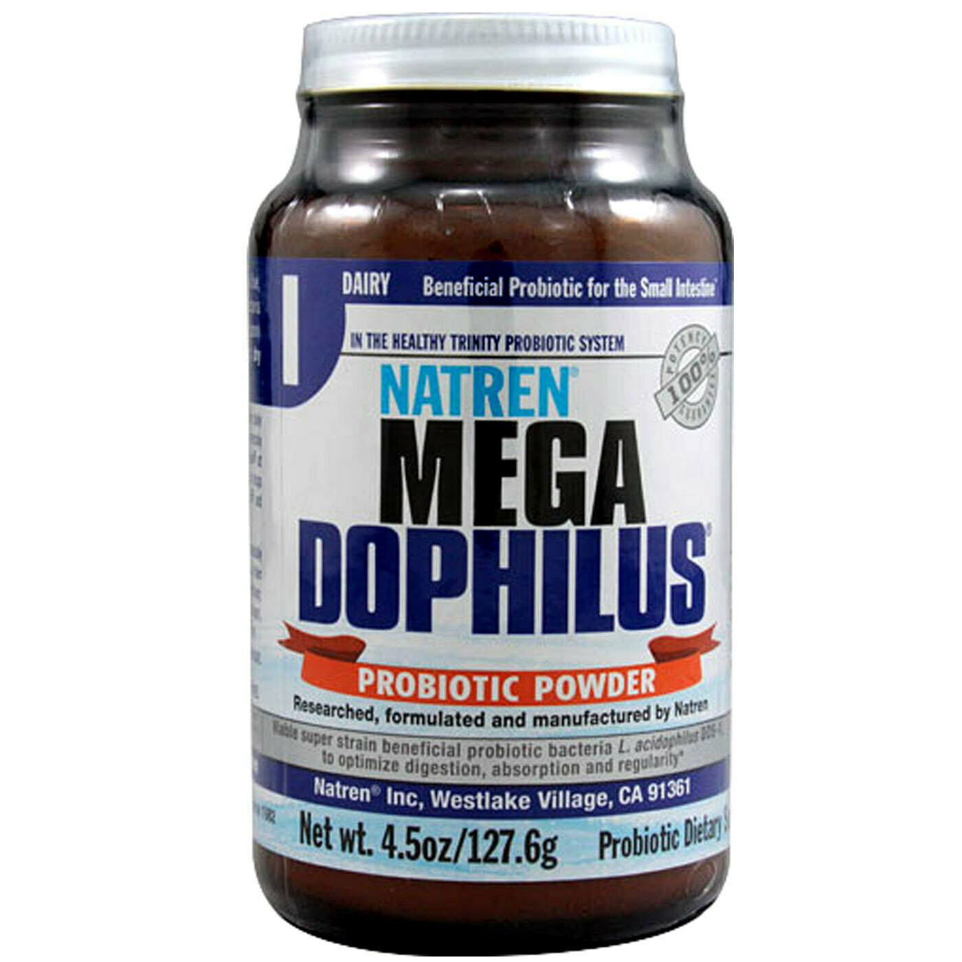 Natren Probiotics Megadophilus Powder (Dairy) 4.5oz