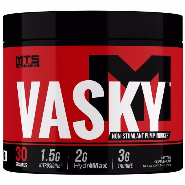 MTS Nutrition Vasky Pump Powder, Size: 30 Servings, Flavor: Unflavored