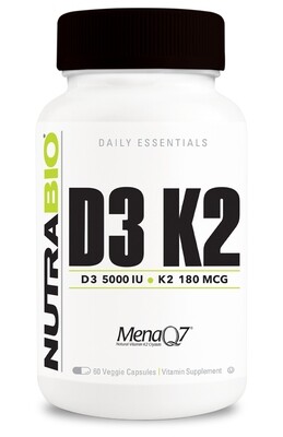 NutraBio Vitamin D3 K2
