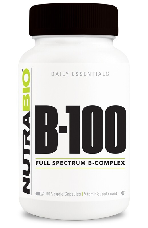 NutraBio Vitamin B100 Complex