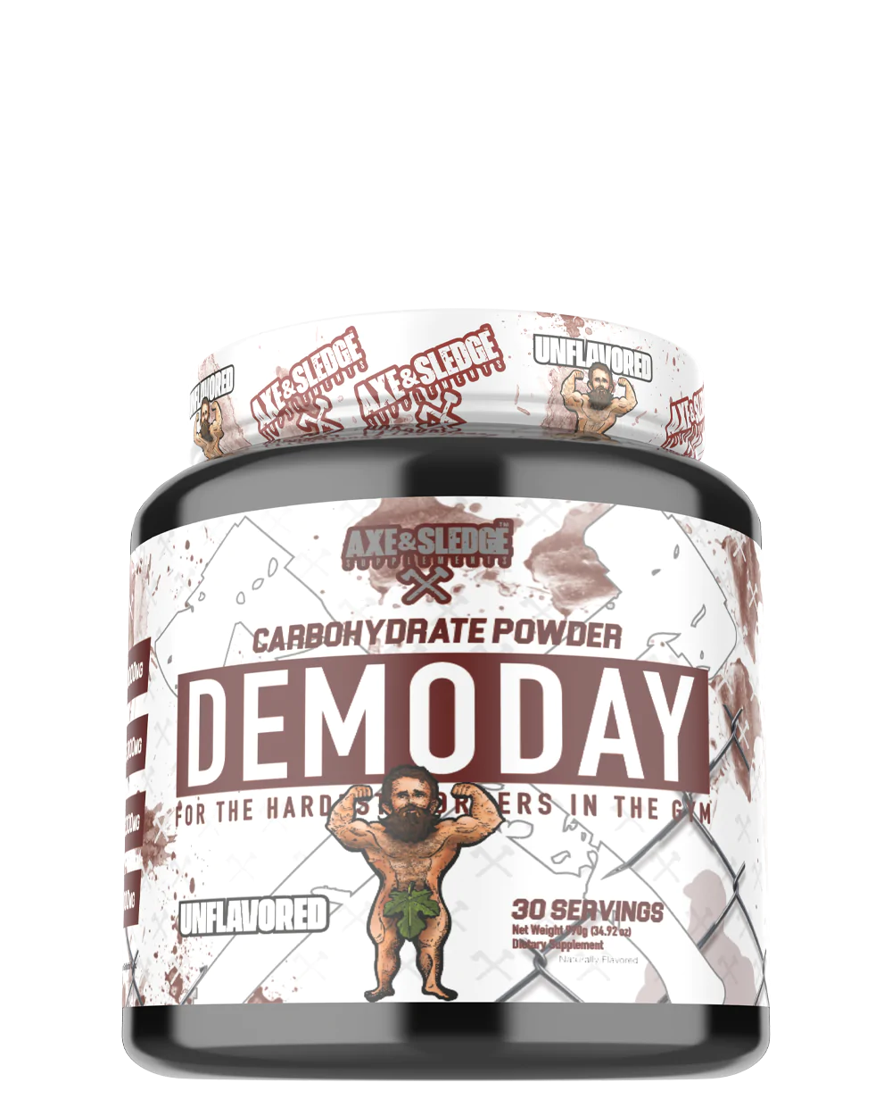 Axe and Sledge Demo Day Carbohydrate Powder V2, Size: 30 Servings, Flavor: Naked (Unflavored)