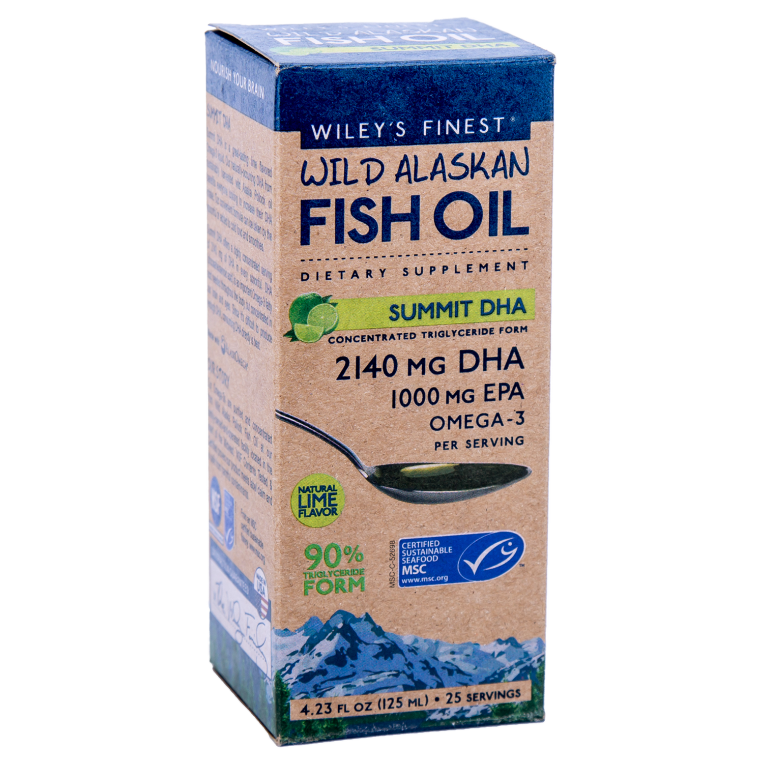 Wiley’s Finest Wild Alaskan Fish Oil Summit DHA Liquid