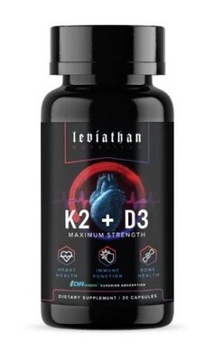 Leviathan Nutrition K2 + D3 Maximum Strength