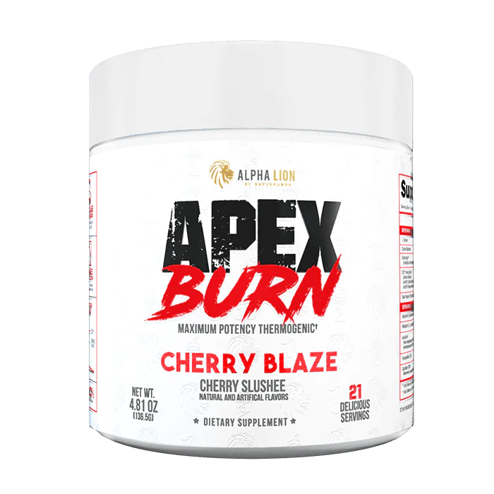 Alpha Lion Apex Burn, Size: 21 Servings, Flavor: Cherry Blaze