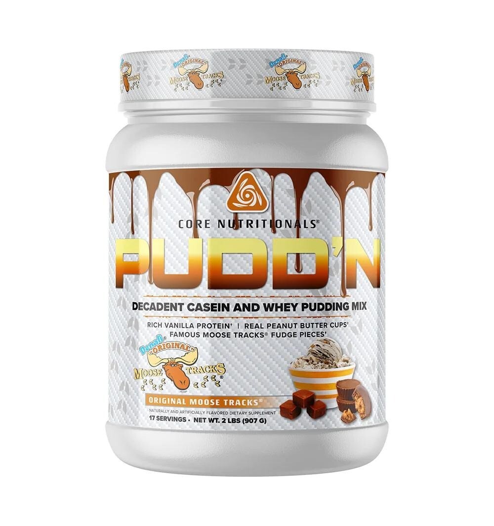 Core Nutritionals Pudd&#39;n, Size: 2 lb, Flavor: Original Moose Tracks