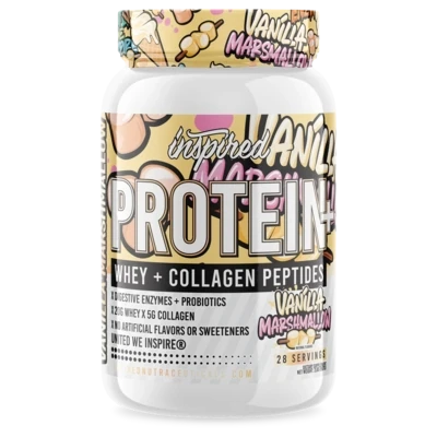 Inspired Nutraceuticals Whey Protein + Collagen & Probiotics
