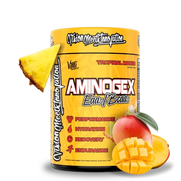 VMI Sports Aminogex Ultra BCAAs, Size: 30 Servings, Flavor: Tropical Mango