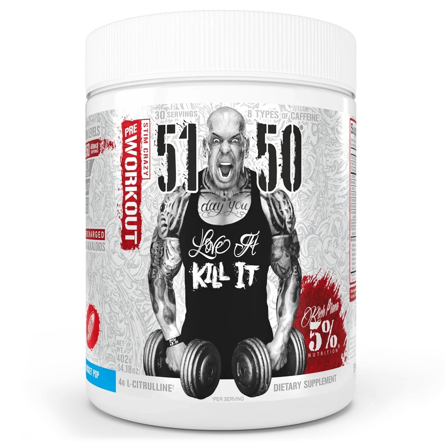 5% Nutrition 5150 High Stimulant Pre-Workout, Size: 30 Servings, Flavor: Rocket Pop