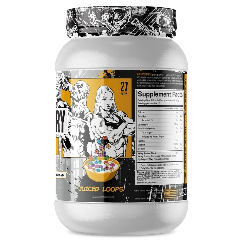 Condemned Labz Commissary Protein, Size: 27 Servings, Flavor: Juiced Loops