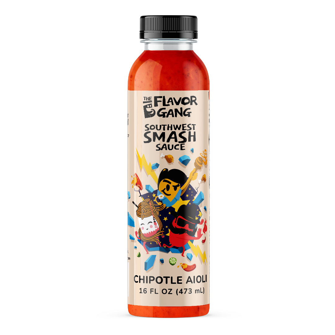 The Flavor Gang Sauces, Size: 16 fl oz, Flavor: Southwest Smash Sauce (Chipotle Aioli)
