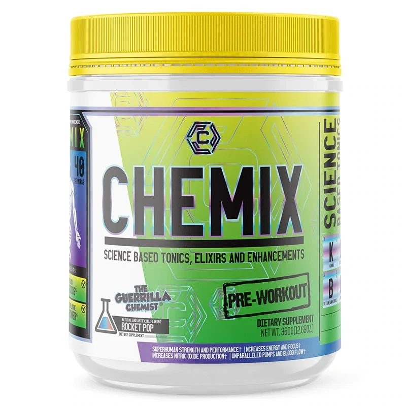 Chemix Pre-Workout V3, Size: 40/20 Servings, Flavor: Rocket Pop