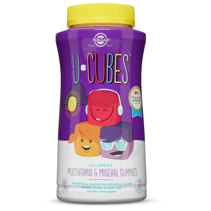 Solgar U-Cubes Children's Multi-Vitamin & Mineral 120 Gummies