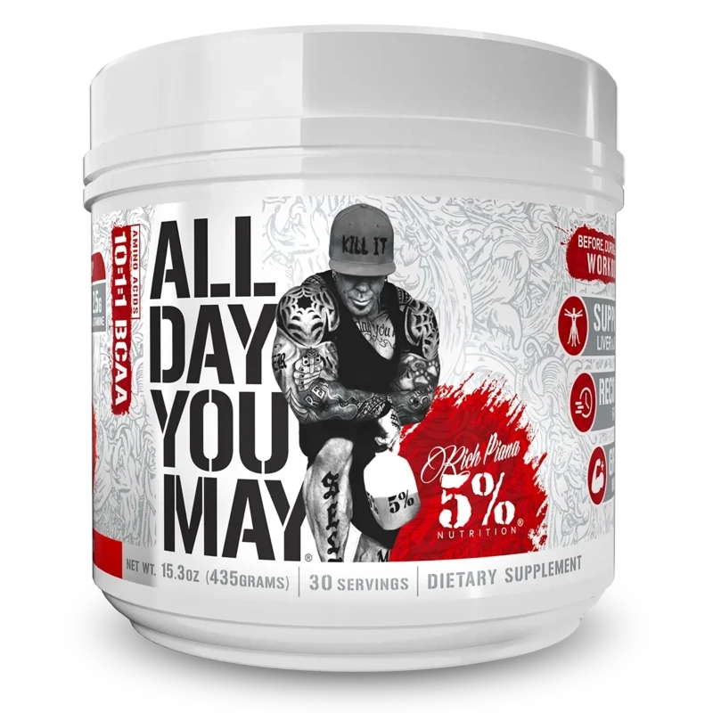 5% Nutrition All Day You May BCAA Recovery Drink