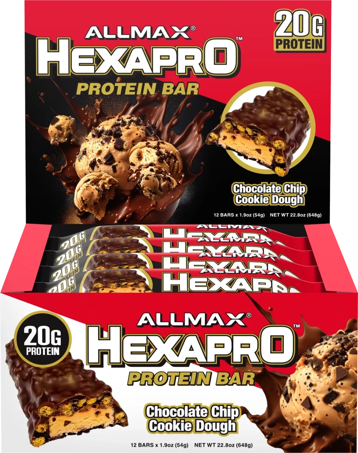 AllMax Hexapro Protein Bars