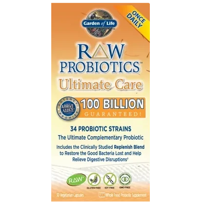 Garden Of Life Raw Probiotics Ultimate Care 100 Billion