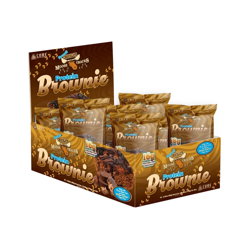 Core Nutritionals Moose Tracks Protein Brownies