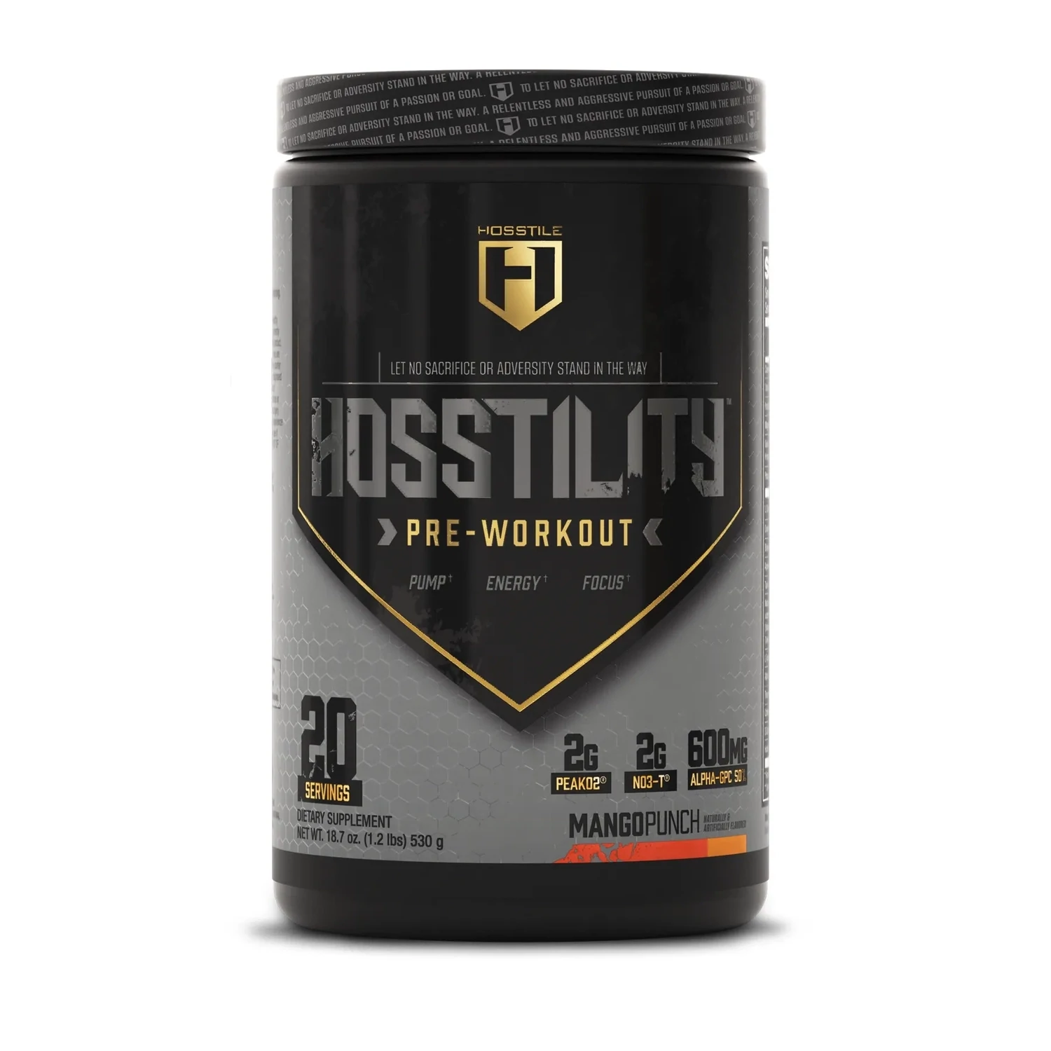 Hosstile Supplements Hosstility Pre-Workout