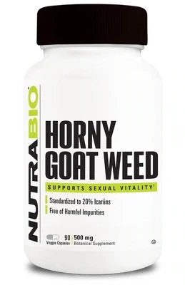 NutraBio Horny Goat Weed 500mg