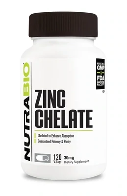 NutraBio Chelated Zinc