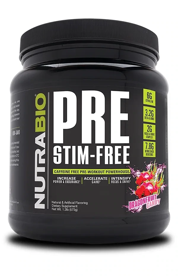 NutraBio PRE Workout Stimulant Free