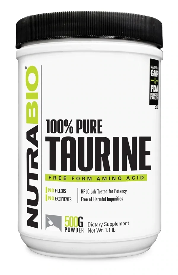 NutraBio Taurine Powder 500g