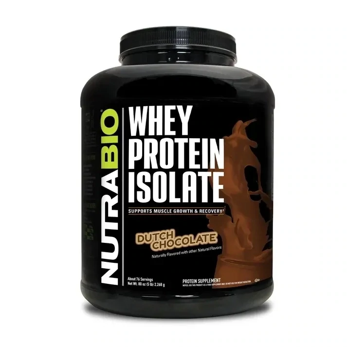 NutraBio Whey Protein Isolate 5 lb