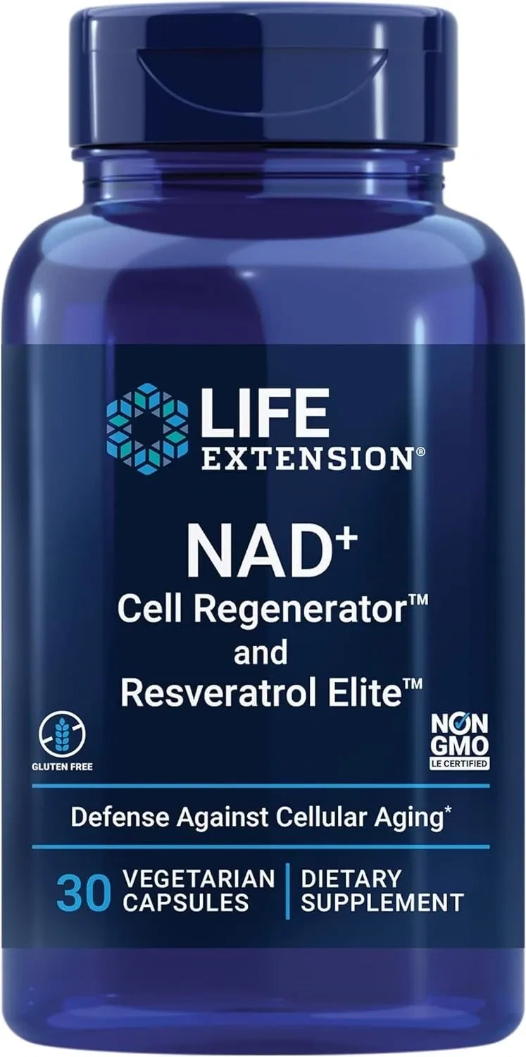 Life Extension NAD+ Cell Regenerator and Resveratrol Elite