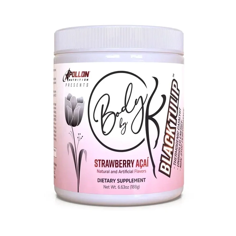 Apollon Nutrition Body By K Black Tulip Fat Burning Powder
