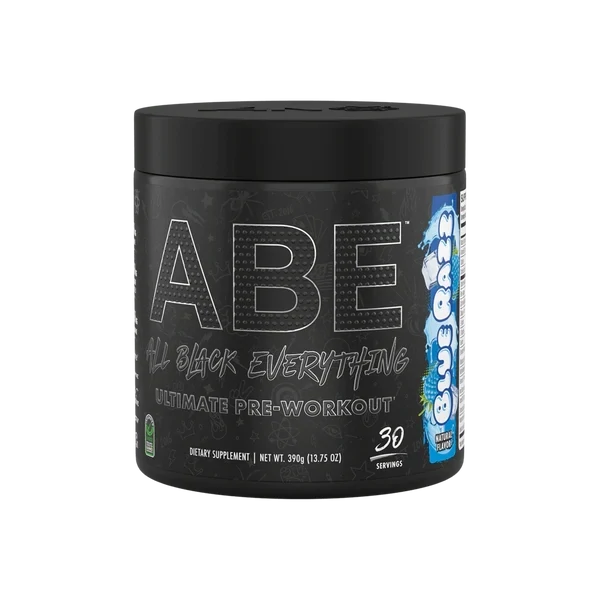 ABE All Black Everything Ultimate Pre-Workout, Size: 30 Servings, Flavor: Blue Razz