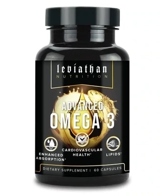 Leviathan Nutrition Advanced Omega 3 New Formula