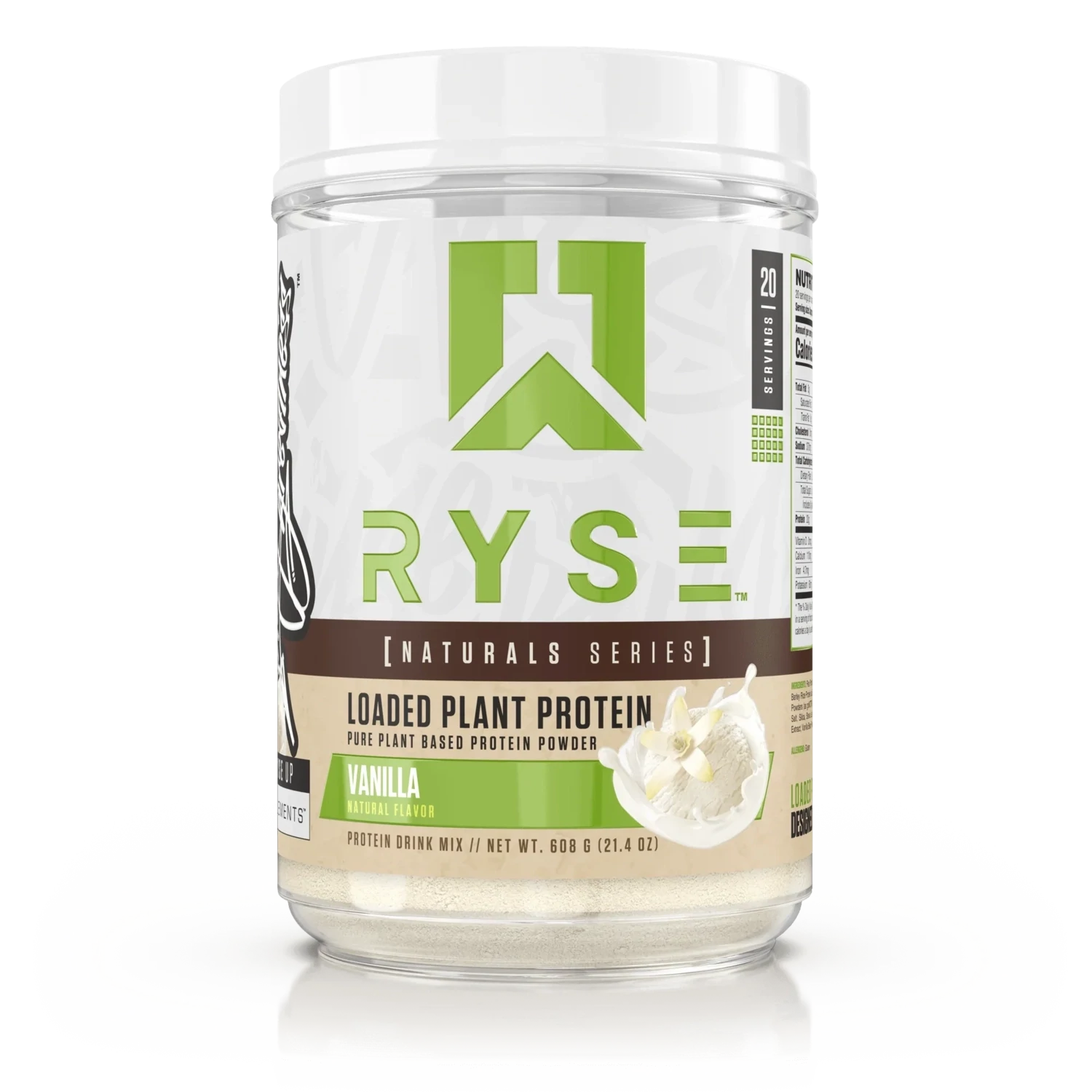 Ryse Loaded Plant Protein, Size: 20 Servings, Flavor: Vanilla