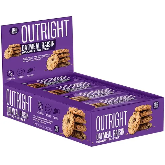 MTS Nutrition Outright Bar, Size: 12 Bars, Flavor: Oatmeal Raisin Peanut Butter