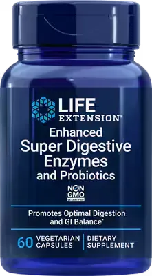 Life Extension Enhanced Super Digestive Enzymes and Probiotics