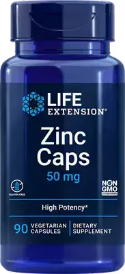Life Extension Zinc Caps 50 mg