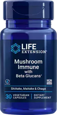 Life Extension Mushroom Immune with Beta Glucans