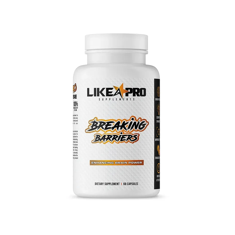 Like A Pro Breaking Barriers Nootropic, Size: 60 Capsules