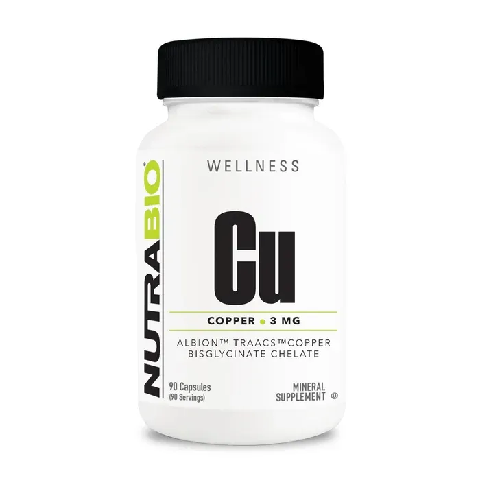 NutraBio Copper Chelate 3 mg