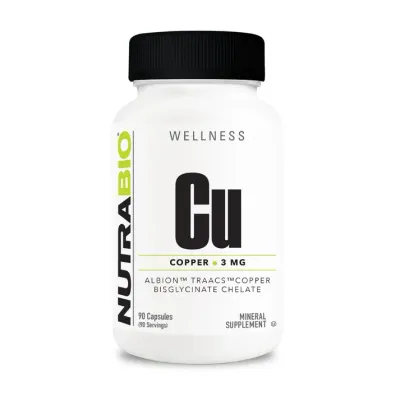 NutraBio Copper Chelate 3 mg