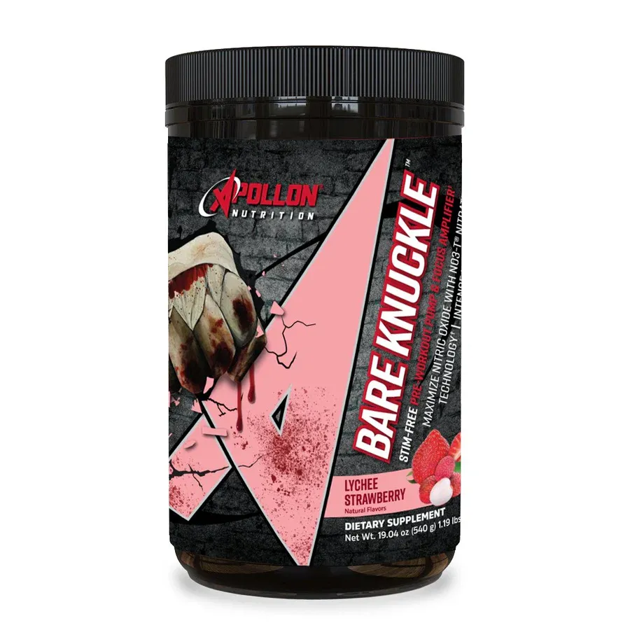 Apollon Nutrition Hooligan Bare Knuckle V5, Size: 40/20 Servings, Flavor: Lychee Strawberry