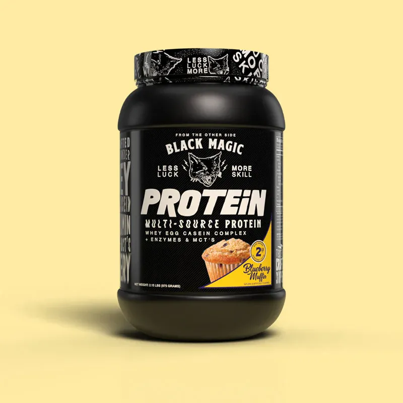 Black Magic Supply Protein, Size: 25 Servings, Flavor: Blueberry Muffins