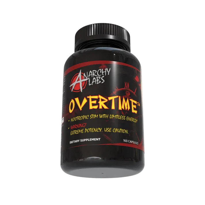 Anarchy Labs Overtime, Size: 160 Capsules